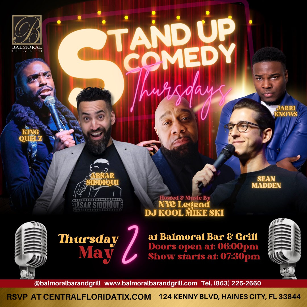 Comedy Nights Thursday's at Balmoral